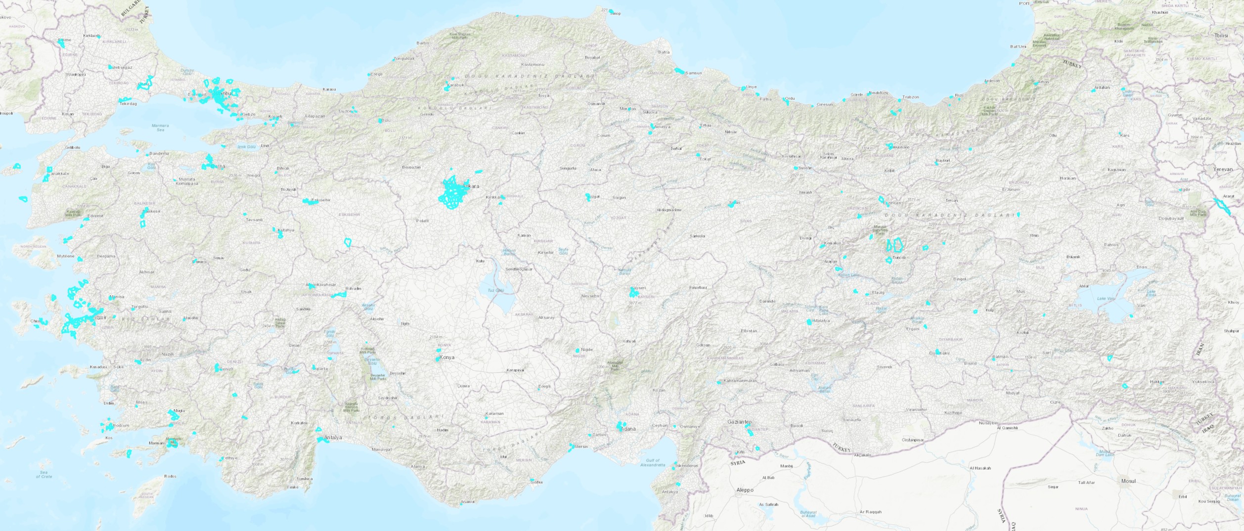 NEIGHBORHOODS WITH MORE THAN 30% OF THE NUMBER OF UNIVERSITY GRADUATES